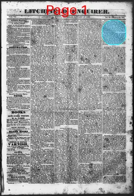 Page thumbnail for Litchfield Enquirer
