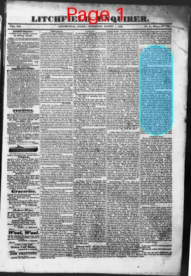 Page thumbnail for Litchfield Enquirer