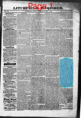 Page thumbnail for Litchfield Enquirer