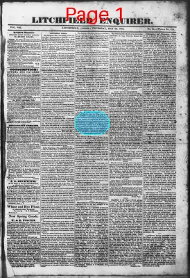 Page thumbnail for Litchfield Enquirer
