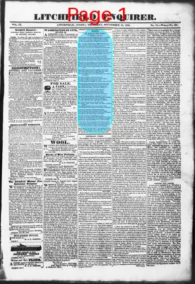 Page thumbnail for Litchfield Enquirer