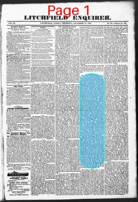 Page thumbnail for Litchfield Enquirer