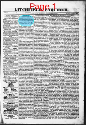 Page thumbnail for Litchfield Enquirer