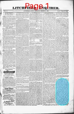Page thumbnail for Litchfield Enquirer