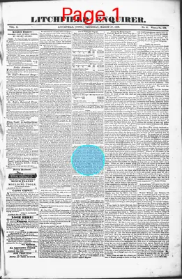 Page thumbnail for Litchfield Enquirer