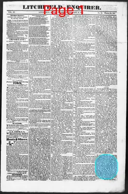 Page thumbnail for Litchfield Enquirer