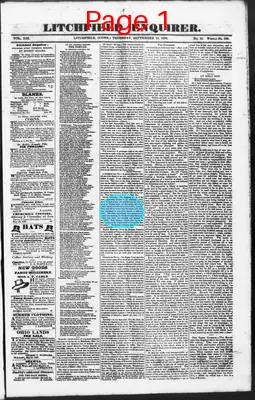 Page thumbnail for Litchfield Enquirer