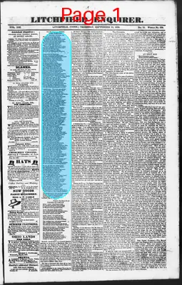 Page thumbnail for Litchfield Enquirer