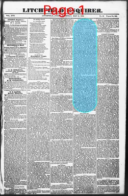 Page thumbnail for Litchfield Enquirer