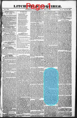 Page thumbnail for Litchfield Enquirer