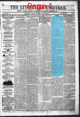 Page thumbnail for Litchfield Enquirer