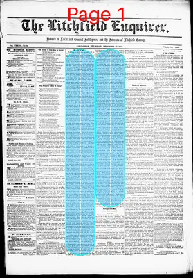 Page thumbnail for Litchfield Enquirer