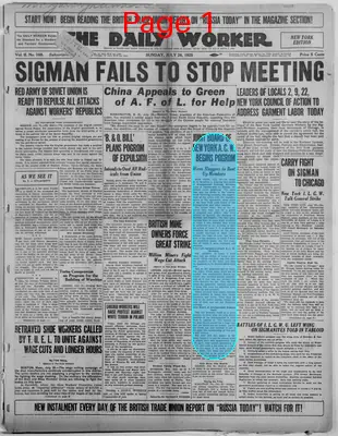 Page thumbnail for The Daily Worker