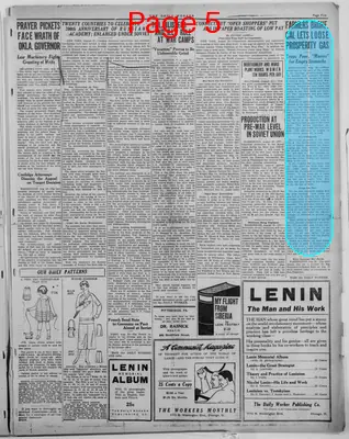 Page thumbnail for The Daily Worker
