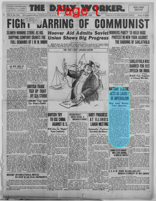 Page thumbnail for The Daily Worker