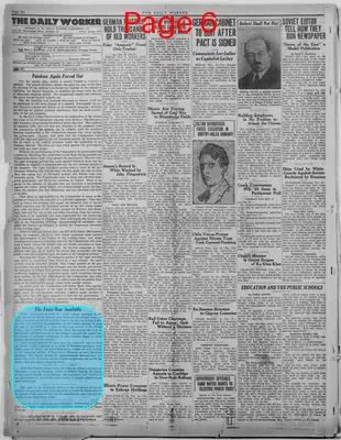 Page thumbnail for The Daily Worker