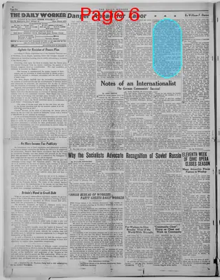 Page thumbnail for The Daily Worker