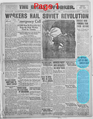 Page thumbnail for The Daily Worker
