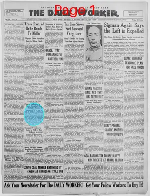 Page thumbnail for The Daily Worker