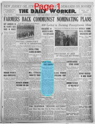 Page thumbnail for The Daily Worker