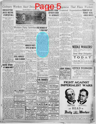 Page thumbnail for The Daily Worker