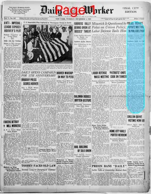Page thumbnail for The Daily Worker