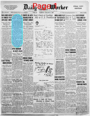 Page thumbnail for The Daily Worker