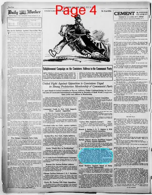 Page thumbnail for The Daily Worker