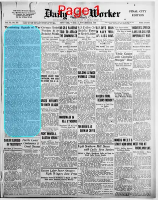 Page thumbnail for The Daily Worker