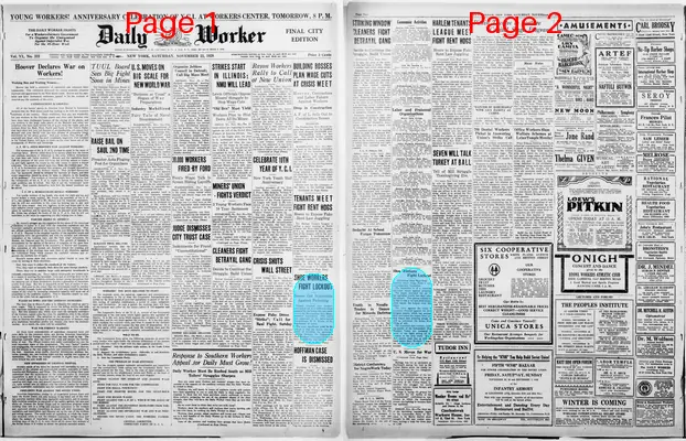 Page thumbnail for The Daily Worker