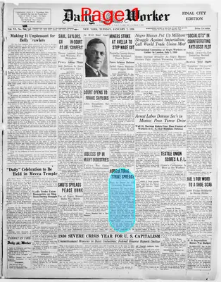 Page thumbnail for The Daily Worker