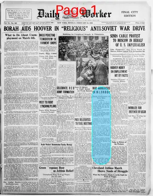 Page thumbnail for The Daily Worker