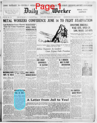 Page thumbnail for The Daily Worker