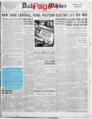 Page thumbnail for The Daily Worker