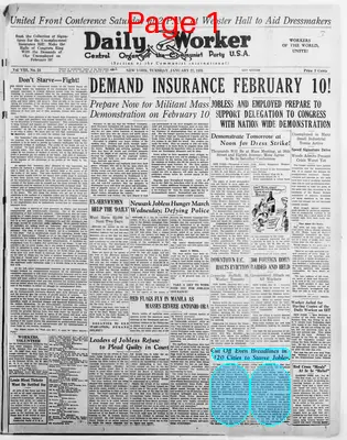 Page thumbnail for The Daily Worker