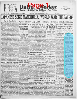 Page thumbnail for The Daily Worker