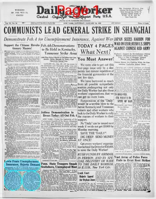 Page thumbnail for The Daily Worker