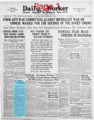 Page thumbnail for The Daily Worker