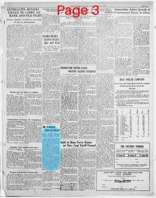 Page thumbnail for The Daily Worker