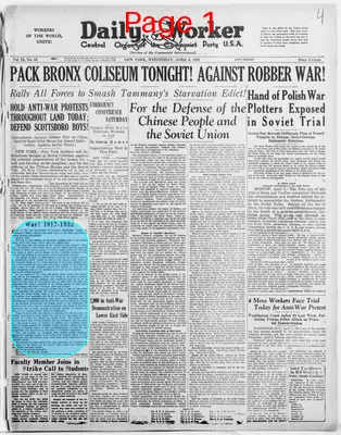Page thumbnail for The Daily Worker