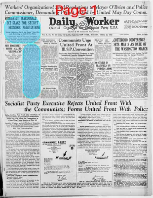 Page thumbnail for The Daily Worker
