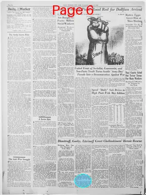 Page thumbnail for The Daily Worker