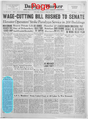 Page thumbnail for The Daily Worker