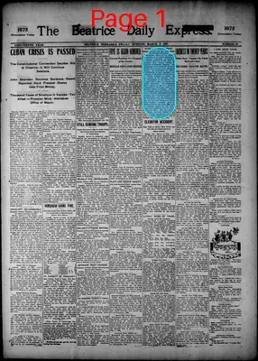 Page thumbnail for The Beatrice Daily Express