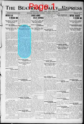 Page thumbnail for The Beatrice Daily Express