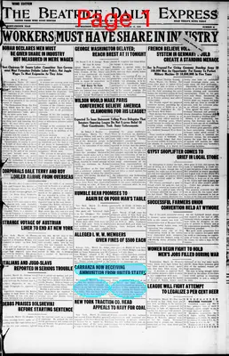 Page thumbnail for The Beatrice Daily Express