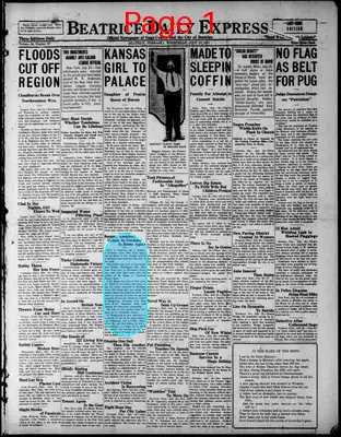 Page thumbnail for The Beatrice Daily Express