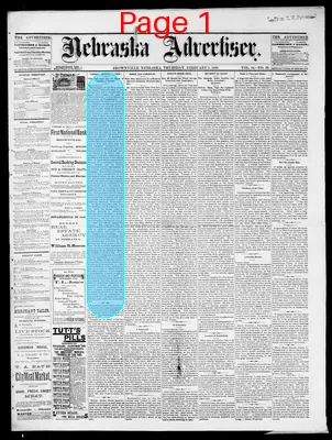 Page thumbnail for Nebraska Advertiser