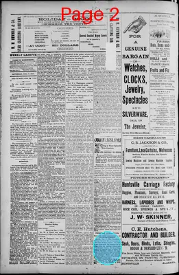 Page thumbnail for Huntsville Gazette