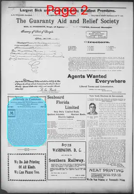 Page thumbnail for The Savannah Tribune